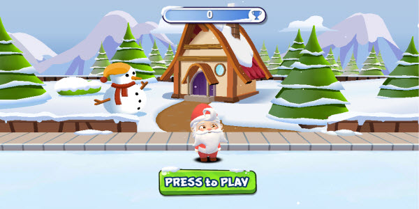santa run screenshot